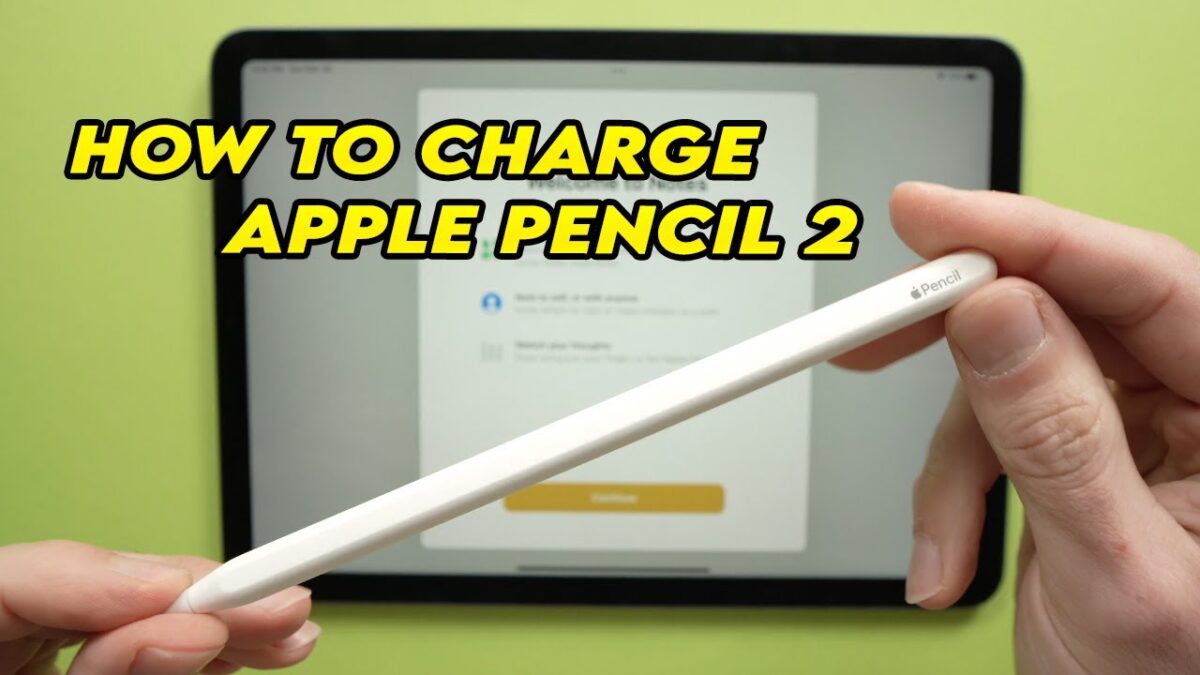 how to charge apple pencil gen 2